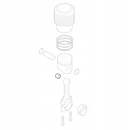 Hatz 04065600 stūmoklio kaiščio įvorė 1d41 1d42