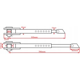 Stiprus šoninis stabilizatorius C 360 3p Zetor