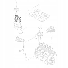 Hatz 00952900 oro filtras 2l40 2l41 4l31 4l40