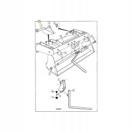 Šakės kaiščio kaištis jcb 3cx 4cx 123 00932