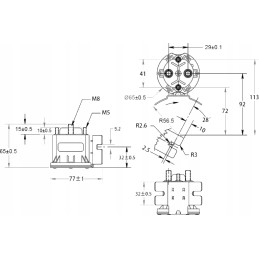 Hidraulinio siurblio agregato savivarčio ritė 24v 200a