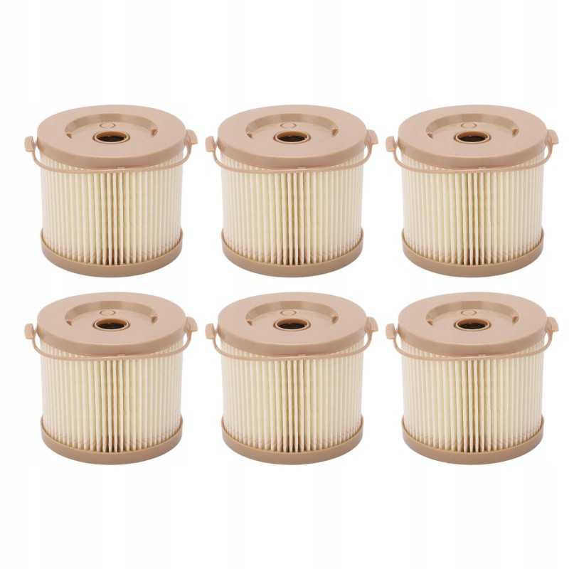 6 vnt.kuro filtro įdėklas su vandens separatoriumi