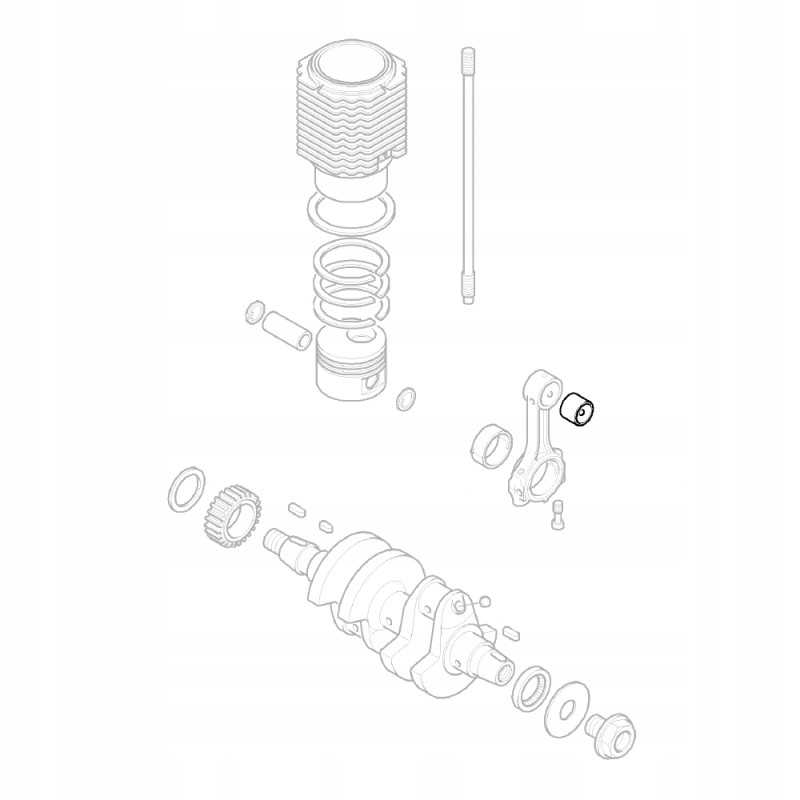 Hatz 03785300 stūmoklio kaiščio įvorė 2g30 2g40