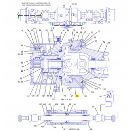 Vairo kaištis cva cat ekskavatorius-krautuvas