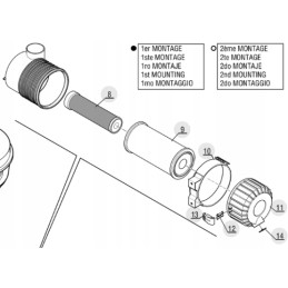 Išorinis oro filtras manitou 563416 perkins deutz