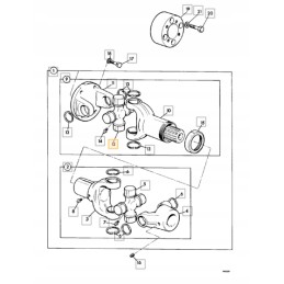 Skersinis 27x82 mm siurblio velenas jcb 3cx 4cx 914 10803