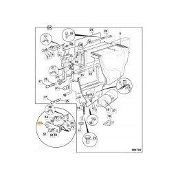 Pūstuvo jungiklis šildo jcb 3cx 4cx 923 10103
