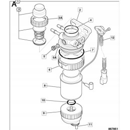 Stiklo nuosėdų variklis JCB 3CX 4CX 32 925708