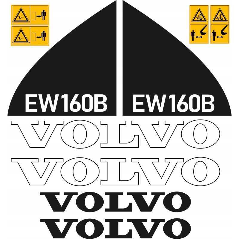 Lipdukai volvo ew160b ratinio ekskavatoriaus ew 160 b remonto komplektas