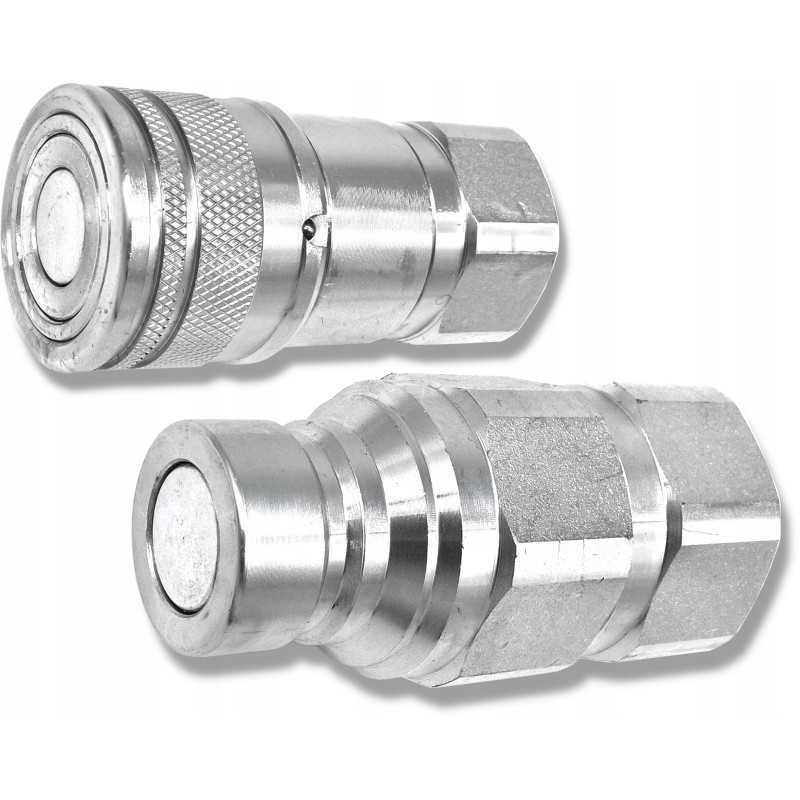 Sauso atjungimo jungtis, ISO lizdas, kištukas 1 2 3 8