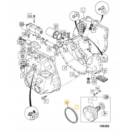 Transmisijos siurblys oring jcb 2cx 3cx 4cx813 50041