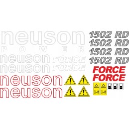 Neuson 1502 rd force mini ekskavatoriaus lipdukai