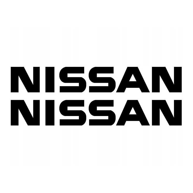 Šakinio krautuvo lipdukai, Nissan užrašai, iki 12 cm