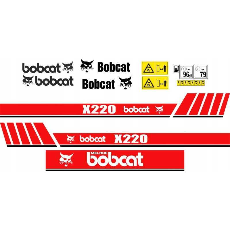 Lipdukai mini ekskavatoriaus remonto komplektui Bobcat X220