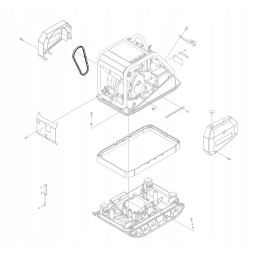 Wacker 0094072 V formos diržas dpu6055 dpu6555