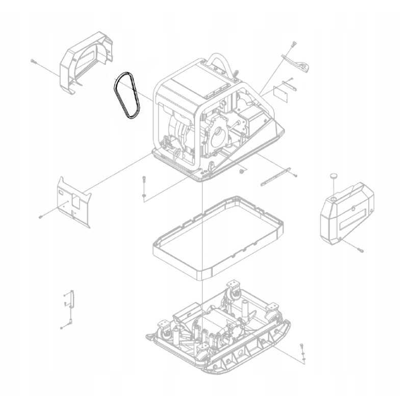 Wacker 0094072 V formos diržas dpu6055 dpu6555