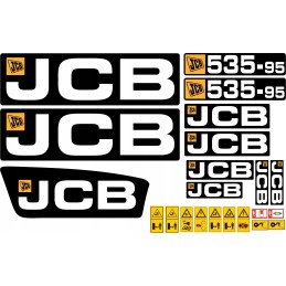 Lipdukai JCB 535 95 mašinai, krautuvo remonto komplektas
