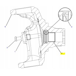 Pasukama įvorė Cat Kop Lad Loader 2097460