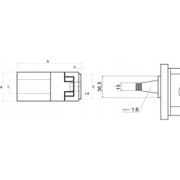 Variklio siurblio sankaba gr2 1 1 1 5 kw, 24mm velenas