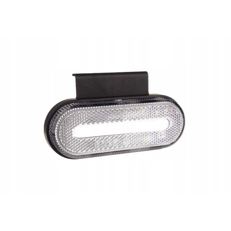 LED markerinė lempa balta 12v 24v amio