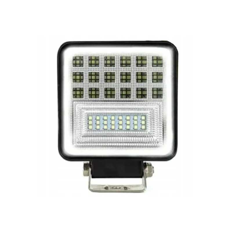 Darbo lempa 42 LED 164W 12 24V balta
