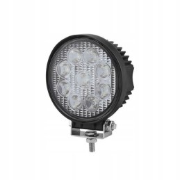 Darbinė lempa 9 LED apvali 9 32v 2200lm halogeninė