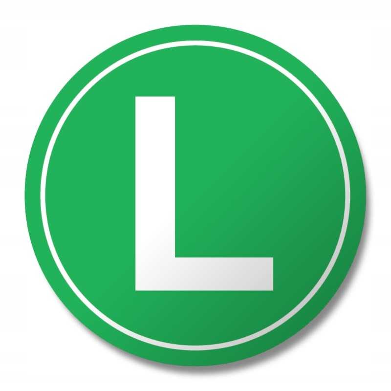 Mažo triukšmo lipdukas adr truck l 12cm magnetas