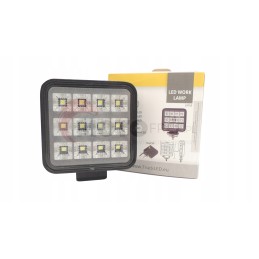 Darbo lempa 12LED potvynio jungiklis 12 24v 1800lm