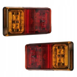 LED galinių žibintų rinkinys ekskavatoriui ir buldozeriui