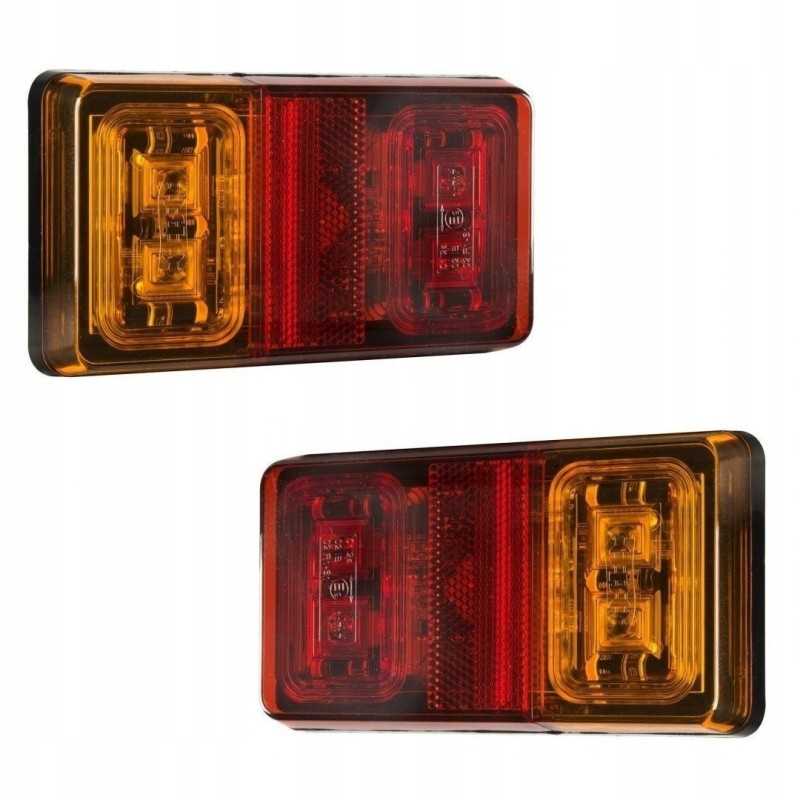 LED galinių žibintų rinkinys ekskavatoriui ir buldozeriui