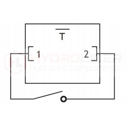 Alyvos aušintuvo termostatas 12v, 50 laipsnių jutiklis