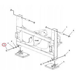 Kojos tvirtinimo kaištis cat 428 432 bcd 1841413