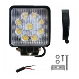 Halogeninis prožektorius darbo lempa 9 LED 12v 24v