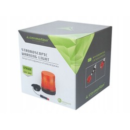 Stroboskopinė lemputė 12v 24v oranžinė