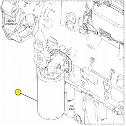 Cat ekskavatorinio krautuvo alyvos filtras originalus 7w2326