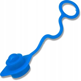 Mėlynas euro kištuko dulkių dangtelis