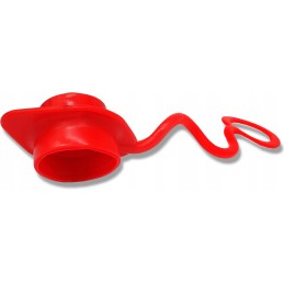 Kištukas, apsauga nuo dulkių, euro kištukas, raudonas