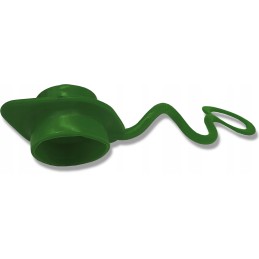 Žalias euro kištuko dulkių dangtelis