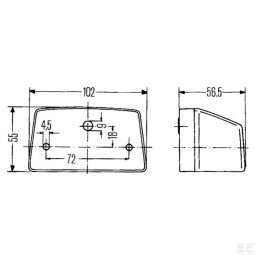 Hella valstybinio numerio apšvietimo lempa