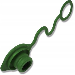 Žalias euro lizdo dulkių dangtelio kištukas