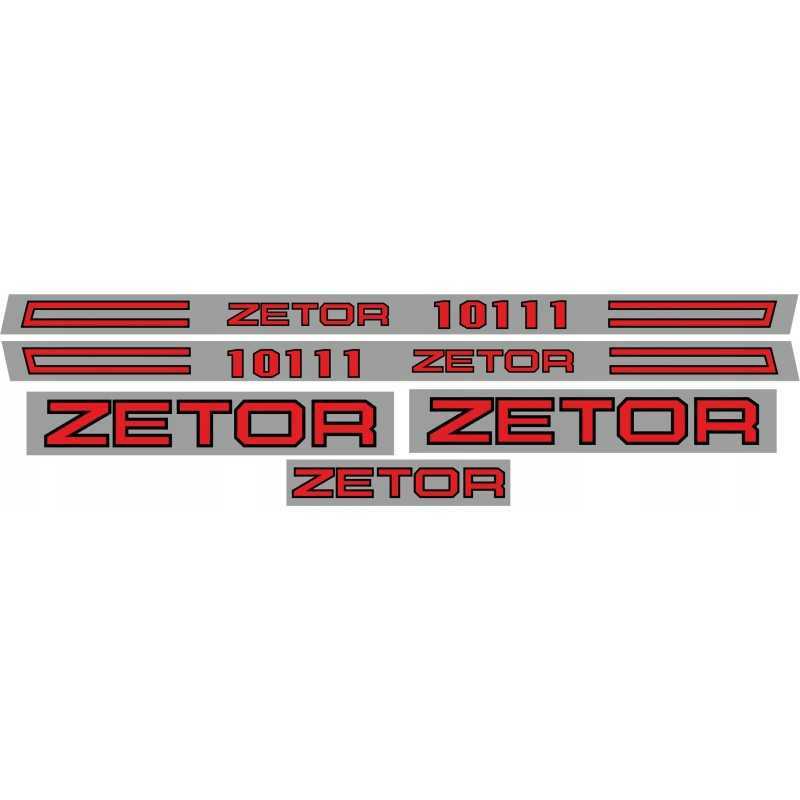 Zetor 10111 laminuoti lipdukai, komplektas, bortai, stogelis