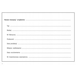 Mašinos serviso knyga, mašinos eksploatavimo knyga