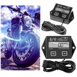 Valandų skaitiklis su tachometru ekskavatoriui ir traktoriui