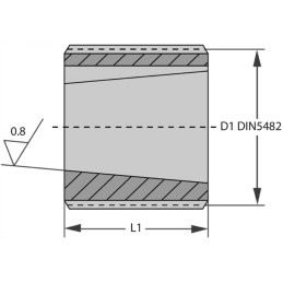 Siurblio sankabos įvorė daugintuvui 25x21 z14