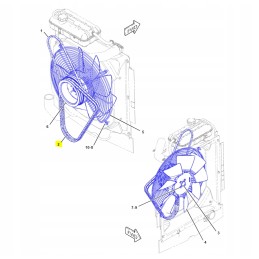 CVA V formos diržų komplektas kačių mašinai