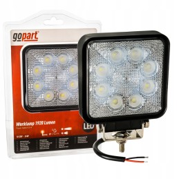 LED darbo lempa 10 30v 24w išsklaidyta šviesa