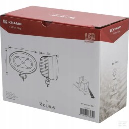 LED apsauginė lemputė mėlyna 10w 250lm