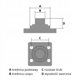 Viršutinis smeigtukas komatsu wb97s 2 ca0130631