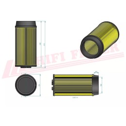 Pagrindinis oro filtras yra 17704