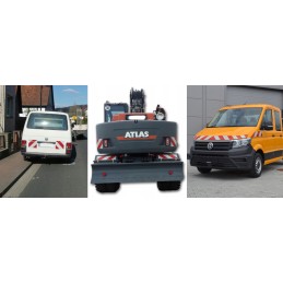 Laminuotos šviesą atspindinčios juostelės lipdukas 8x60 cm